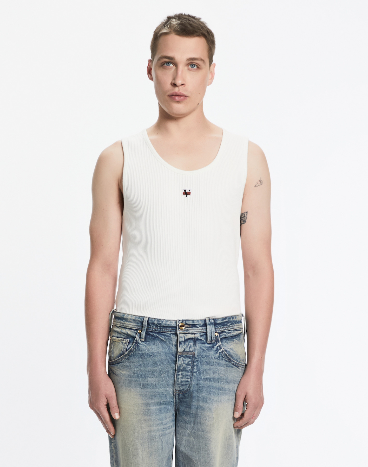 Kowalski Rib Tank Top - White