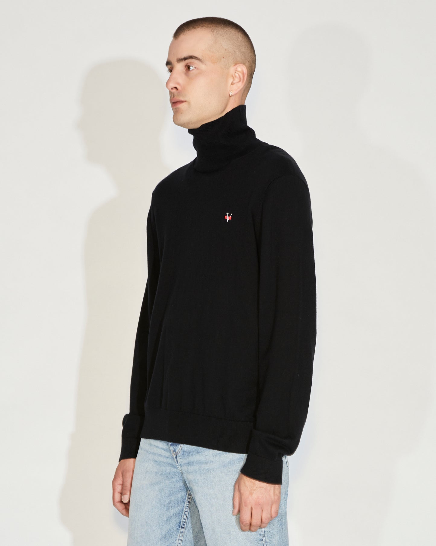 Turtleneck Sweater - Black