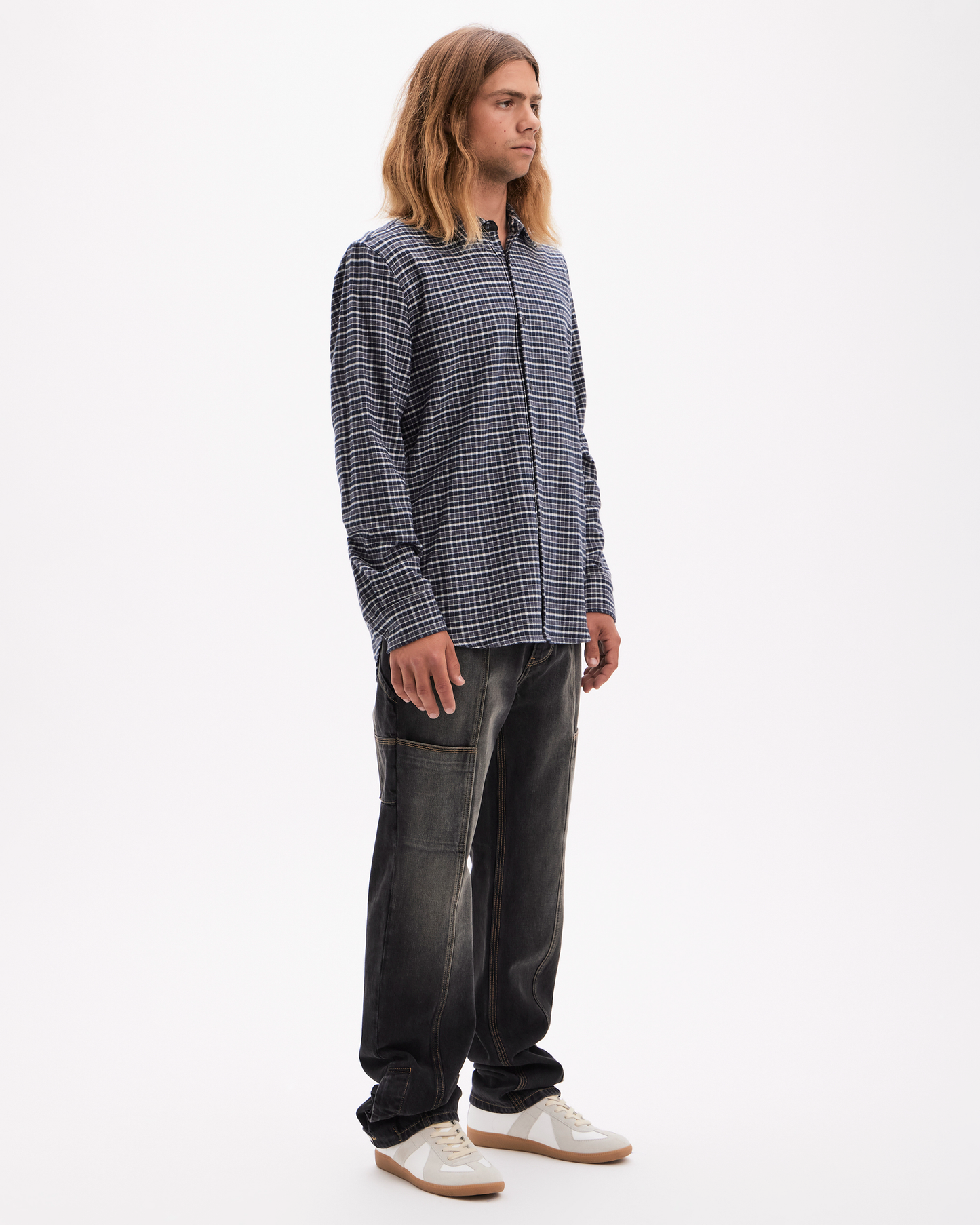 Preston Long Sleeve Plaid - Clay Coffee