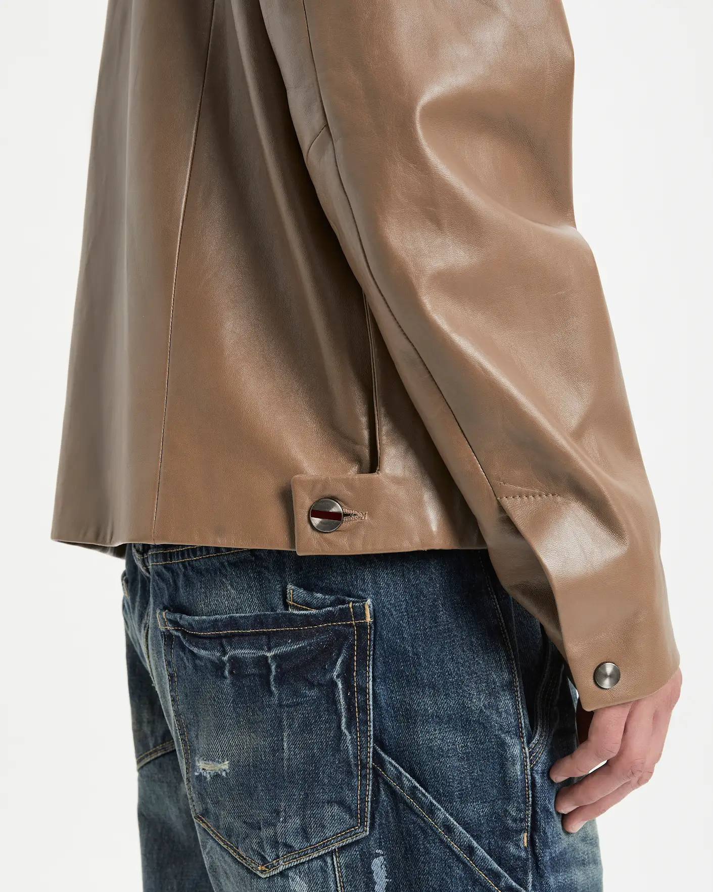 Alessio Leather Jacket - Bistone