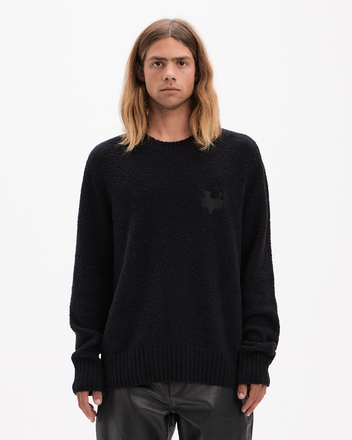 Gianmarco Crew Neck Sweater - Black