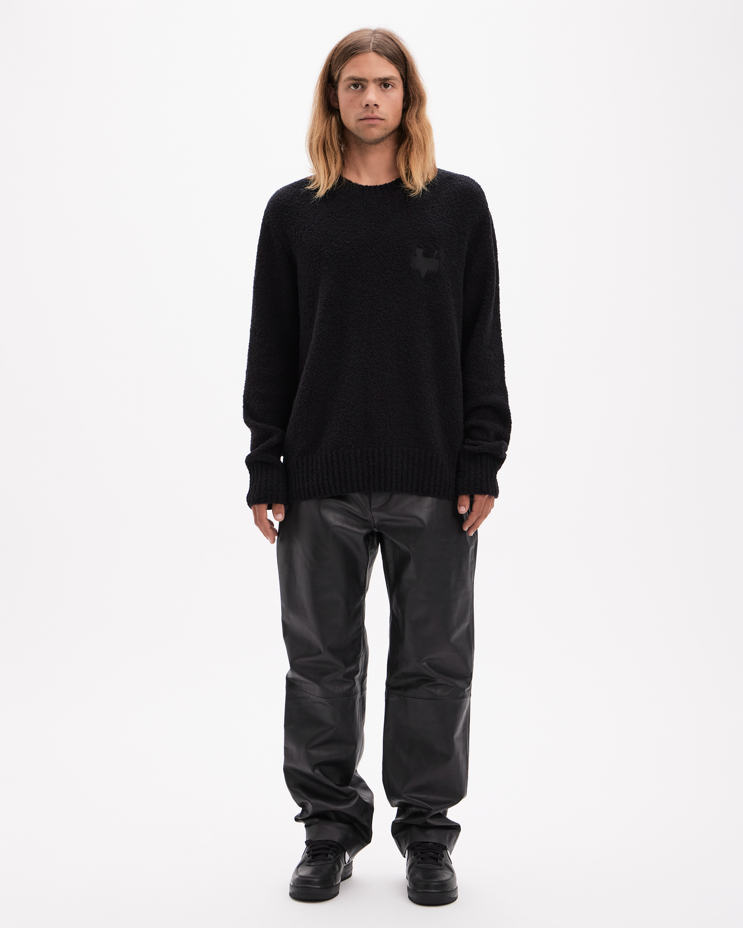 Gianmarco Crew Neck Sweater - Black