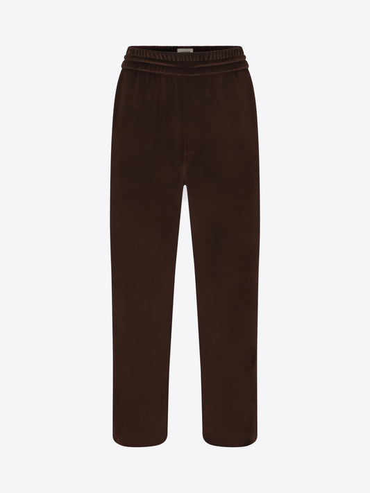 Marrone Velvet Pant - Walnut