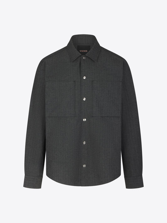 Ferro Overshirt - Wood Grey