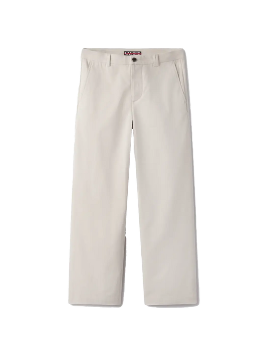 Wide Leg Chino - Ecru